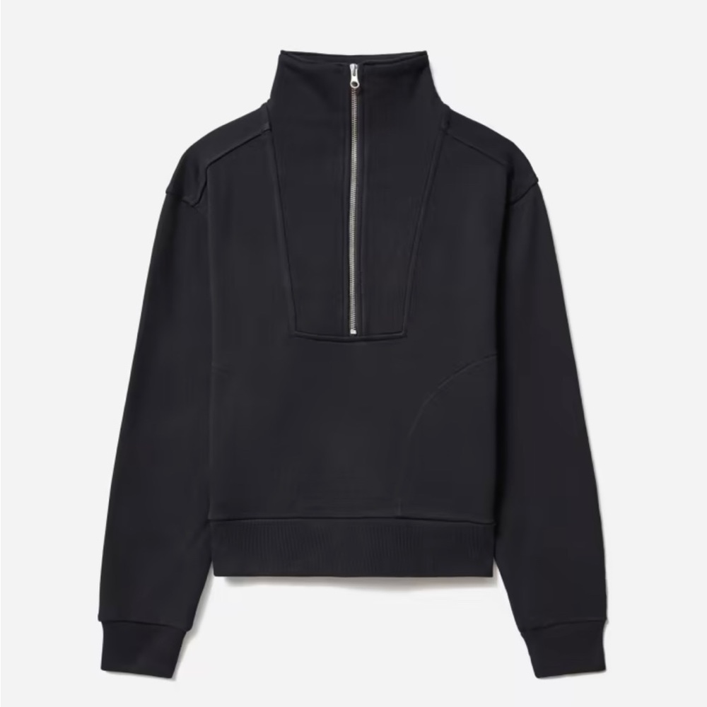 Everlane half zip sweatshirt xs